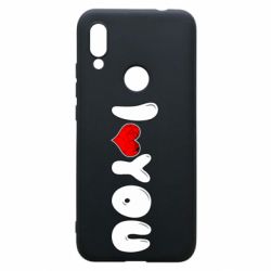 Чехол для Xiaomi Redmi 7 День Валентина I love you - PrintSalon