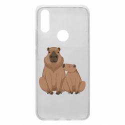 Чехол для Xiaomi Redmi 7 Две капибары - PrintSalon