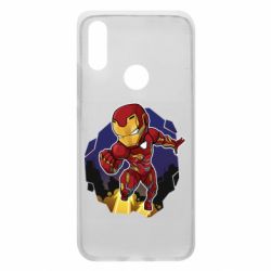 Чехол для Xiaomi Redmi 7 Flying Iron man - PrintSalon