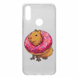 Чехол для Xiaomi Redmi 7 Пончик с капибарой - PrintSalon