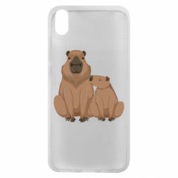 Чехол для Xiaomi Redmi 7A Две капибары - PrintSalon
