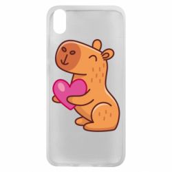 Чехол для Xiaomi Redmi 7A Капибара сердечко - PrintSalon