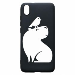 Чохол для Xiaomi Redmi 7A Копібара та Пташка - PrintSalon