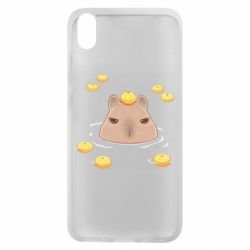 Чехол для Xiaomi Redmi 7A Морда капибары - PrintSalon