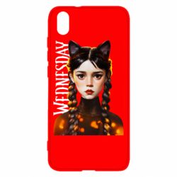 Чехол для Xiaomi Redmi 7A Венздей кошка - PrintSalon