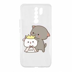 Чехол для Xiaomi Redmi 9 Чиби котики - PrintSalon