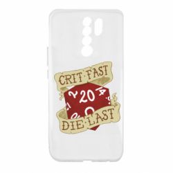 Чехол для Xiaomi Redmi 9 Crit fast - die last - PrintSalon