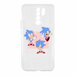 Чехол для Xiaomi Redmi 9 Funny Sonic - PrintSalon