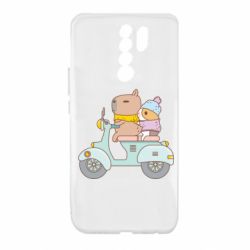 Чехол для Xiaomi Redmi 9 Капибара и Морская свинка - PrintSalon