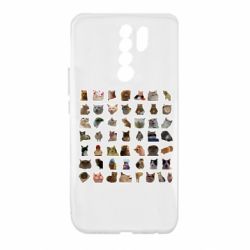 Чехол для Xiaomi Redmi 9 Коты мем. - PrintSalon