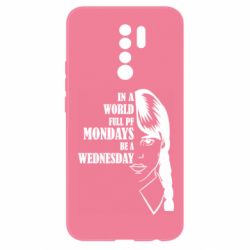 Чехол для Xiaomi Redmi 9 Wednesday girl - PrintSalon