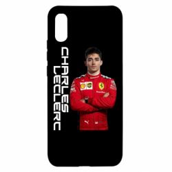 Чехол для Xiaomi Redmi 9a F1 Charles Leclerc - PrintSalon