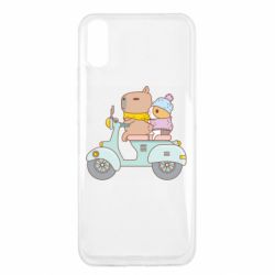 Чехол для Xiaomi Redmi 9a Капибара и Морская свинка - PrintSalon