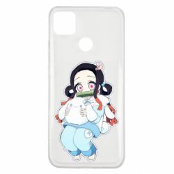 Чехол для Xiaomi Redmi 9c Very cute Nezuko - PrintSalon
