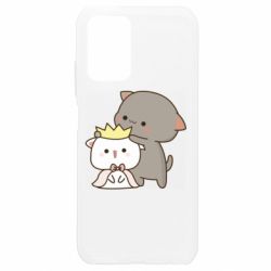 Чехол для Xiaomi Redmi Note 10 4G/10s Чиби котики - PrintSalon