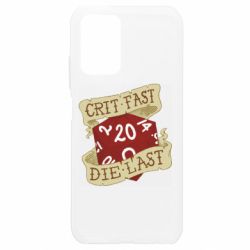 Чехол для Xiaomi Redmi Note 10 4G/10s Crit fast - die last - PrintSalon