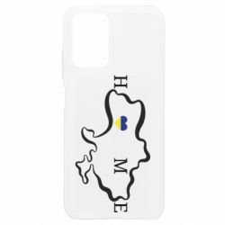 Чехол для Xiaomi Redmi Note 10 4G/10s Home. Map of Ukraine - PrintSalon