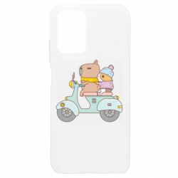 Чехол для Xiaomi Redmi Note 10 4G/10s Капибара и Морская свинка - PrintSalon