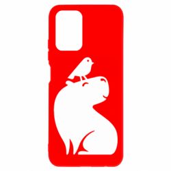 Чохол для Xiaomi Redmi Note 10 4G/10s Копібара та Пташка - PrintSalon