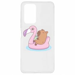 Чехол для Xiaomi Redmi Note 10 Pro Capybara Chilling - PrintSalon