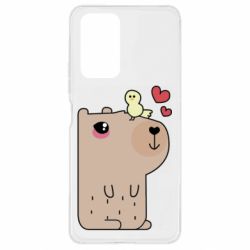 Чехол для Xiaomi Redmi Note 10 Pro Капибара с цыпленком - PrintSalon