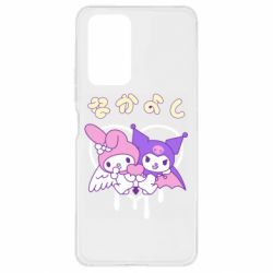 Чехол для Xiaomi Redmi Note 10 Pro Kuromi and My Melody - PrintSalon