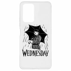 Чохол для Xiaomi Redmi Note 10 Pro Венздей Вдамс и зонт - PrintSalon