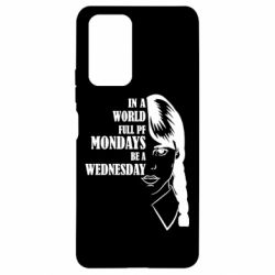 Чехол для Xiaomi Redmi Note 10 Pro Wednesday girl - PrintSalon