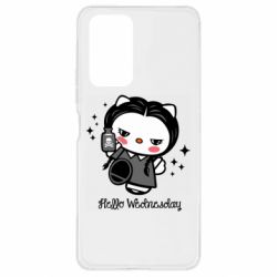 Чехол для Xiaomi Redmi Note 10 Pro Wednesday Hello Kitty - PrintSalon