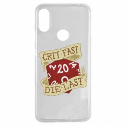 Чехол для Xiaomi Redmi Note 7 Crit fast - die last - PrintSalon