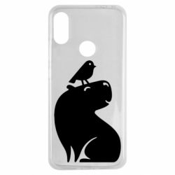 Чохол для Xiaomi Redmi Note 7 Копібара та Пташка - PrintSalon