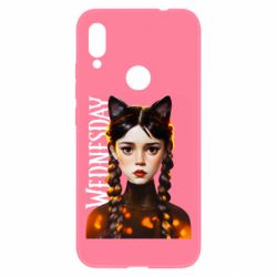 Чехол для Xiaomi Redmi Note 7 Венздей кошка - PrintSalon