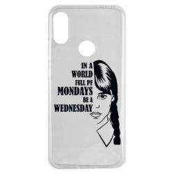 Чехол для Xiaomi Redmi Note 7 Wednesday girl - PrintSalon