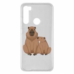 Чехол для Xiaomi Redmi Note 8 Две капибары - PrintSalon