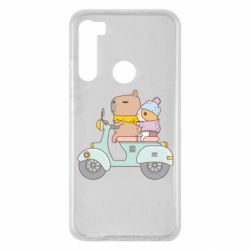 Чехол для Xiaomi Redmi Note 8 Капибара и Морская свинка - PrintSalon