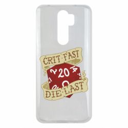 Чехол для Xiaomi Redmi Note 8 Pro Crit fast - die last - PrintSalon