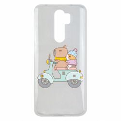 Чехол для Xiaomi Redmi Note 8 Pro Капибара и Морская свинка - PrintSalon