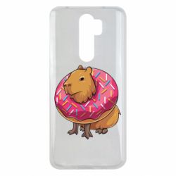 Чехол для Xiaomi Redmi Note 8 Pro Пончик с капибарой - PrintSalon