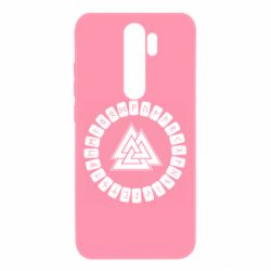 Чехол для Xiaomi Redmi Note 8 Pro Scandinavian Runes And Walknut - PrintSalon