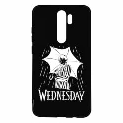 Чохол для Xiaomi Redmi Note 8 Pro Венздей Вдамс и зонт - PrintSalon