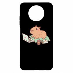 Чехол для Xiaomi Redmi Note 9 5G/Redmi Note 9T Capybara With Laptop - PrintSalon