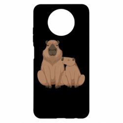 Чехол для Xiaomi Redmi Note 9 5G/Redmi Note 9T Две капибары - PrintSalon