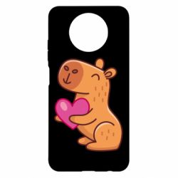 Чехол для Xiaomi Redmi Note 9 5G/Redmi Note 9T Капибара сердечко - PrintSalon