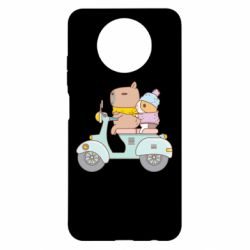 Чехол для Xiaomi Redmi Note 9 5G/Redmi Note 9T Капибара и Морская свинка - PrintSalon