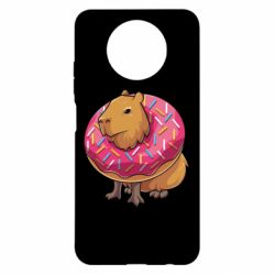 Чехол для Xiaomi Redmi Note 9 5G/Redmi Note 9T Пончик с капибарой - PrintSalon