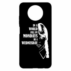 Чехол для Xiaomi Redmi Note 9 5G/Redmi Note 9T Wednesday girl - PrintSalon