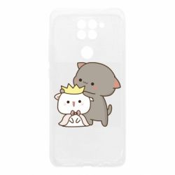 Чехол для Xiaomi Redmi Note 9/Redmi 10X Чиби котики - PrintSalon