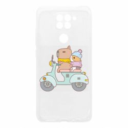 Чехол для Xiaomi Redmi Note 9/Redmi 10X Капибара и Морская свинка - PrintSalon