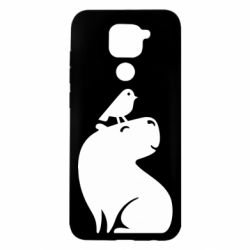 Чохол для Xiaomi Redmi Note 9 / Redmi 10X Копібара та Пташка - PrintSalon