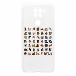 Чехол для Xiaomi Redmi Note 9/Redmi 10X Коты мем. - PrintSalon